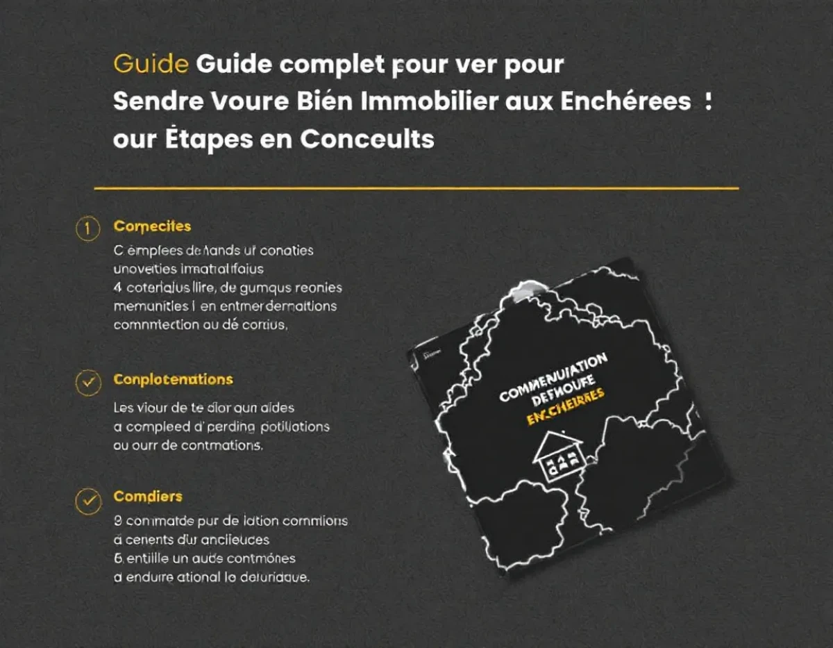 Guide Complet pour Vendre Votre Bien Immobilier aux Enchères : Étapes et Conseils