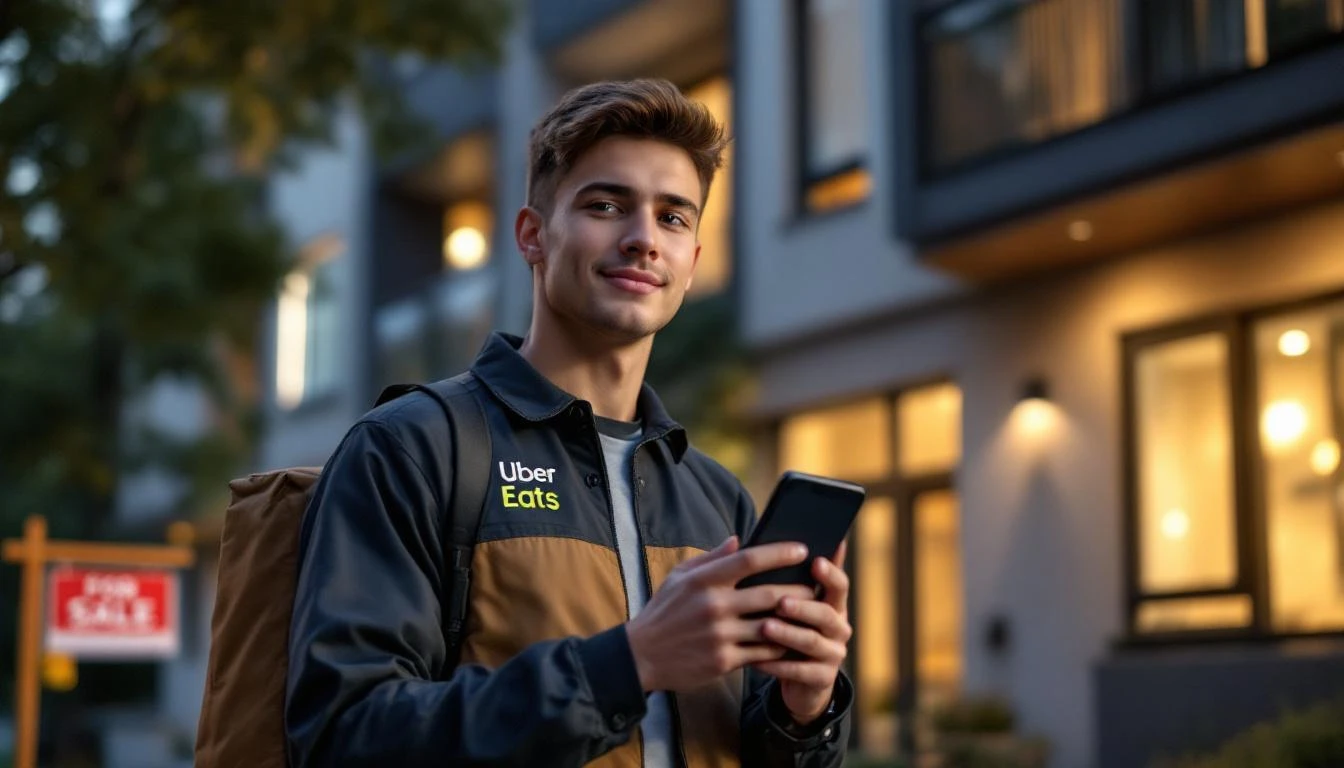 Salaires Uber Eats : combien faut-il gagner pour son crédit immo