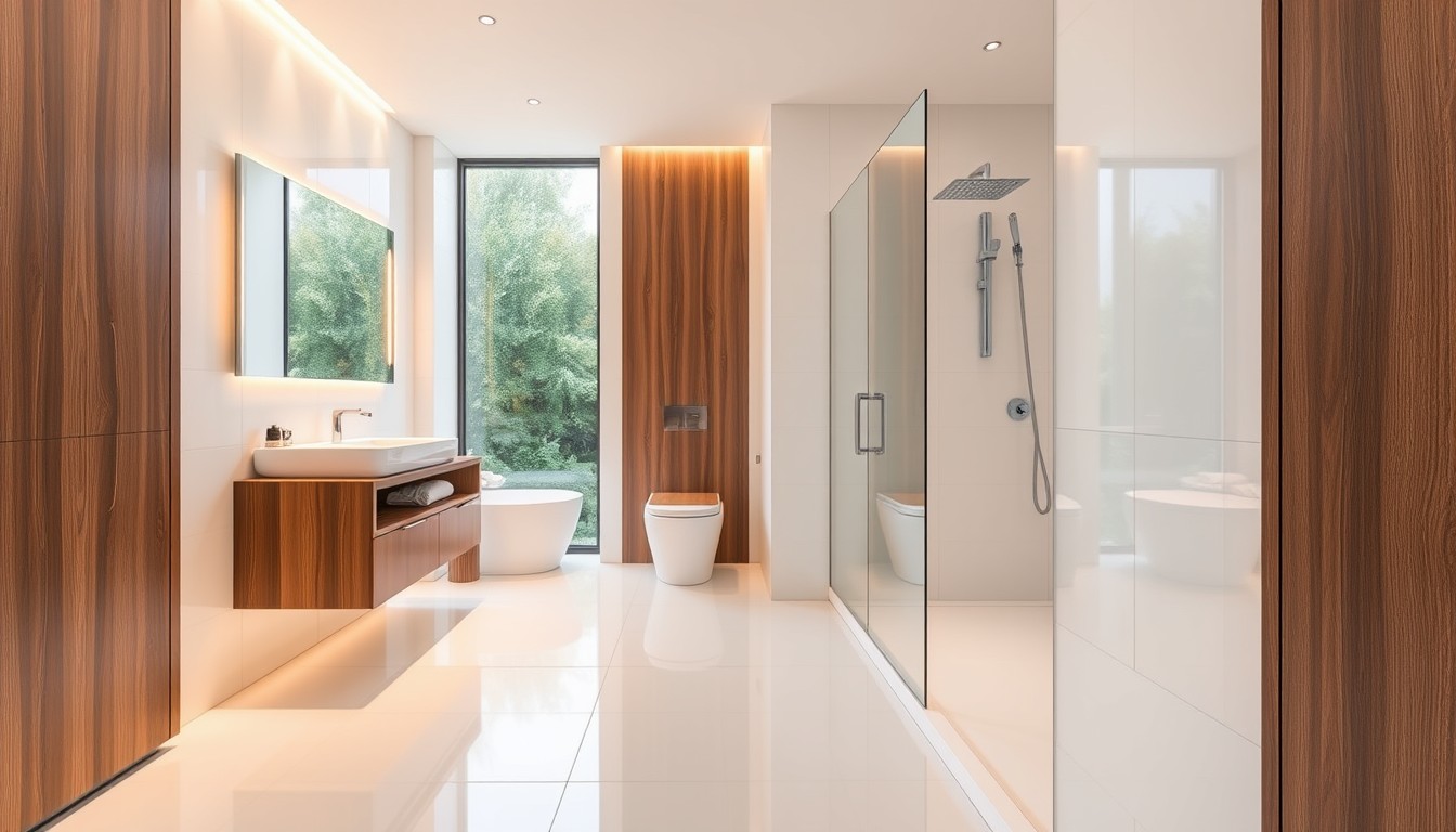 Plan salle de bain 7m2 en longueur : bien choisir son éclairage