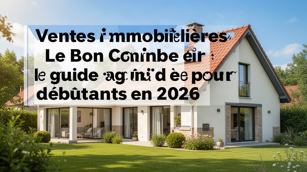 Ventes immobilières Le Bon Coin : le guide pour débutants en 2026